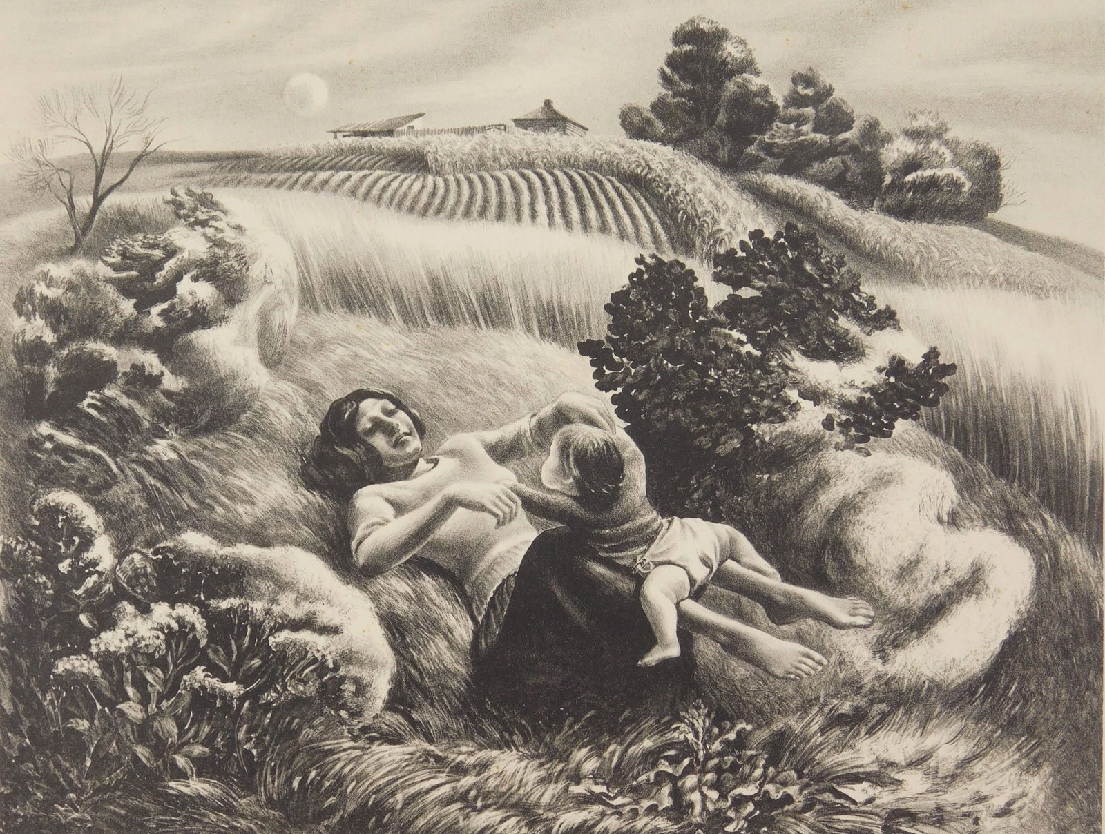 John S. De Martelly (American, 1903-1979) lithograph (1 of 5)