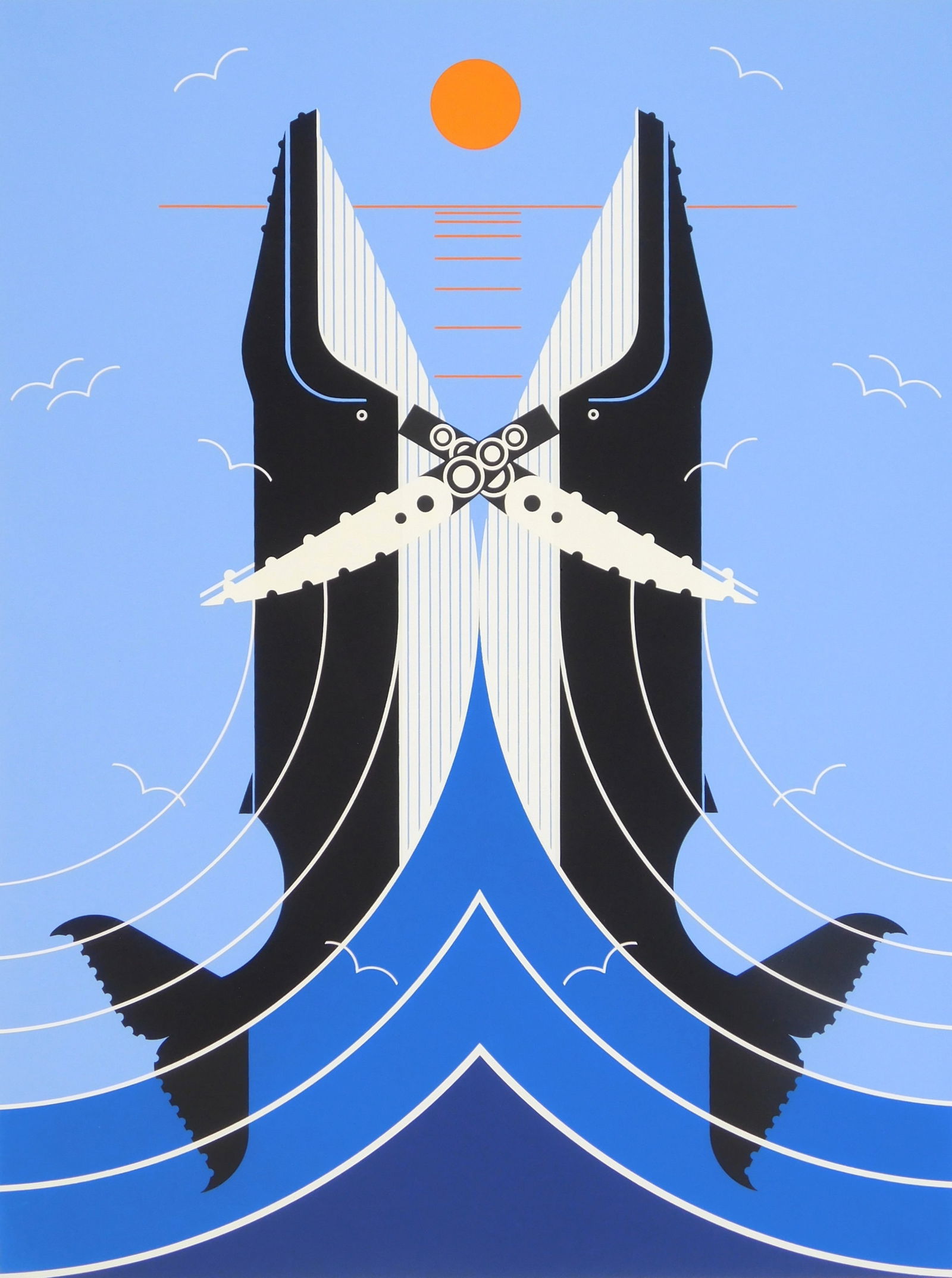 Charley Harper (American, 1922-2007) silkscreen (1 of 6)