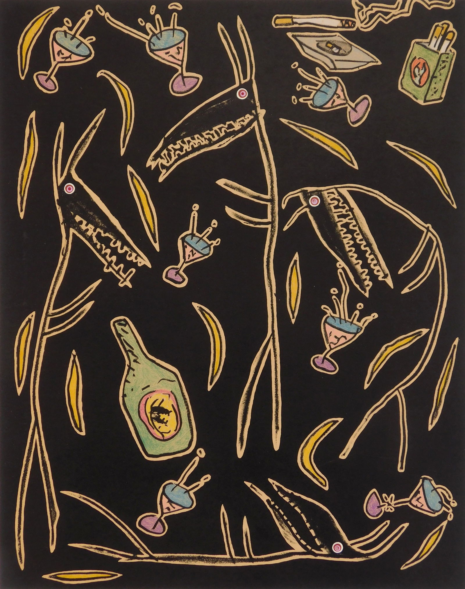 Marvin Jones (American 1940-2005) lithograph (1 of 4)