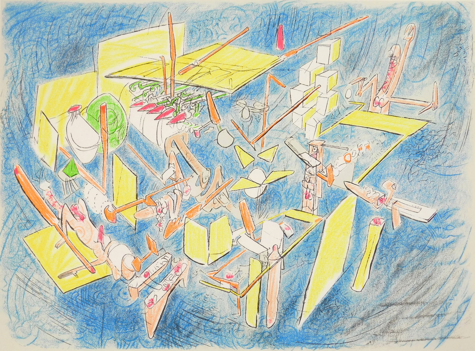 Roberto Matta (1911-2002) lithograph (1 of 3)