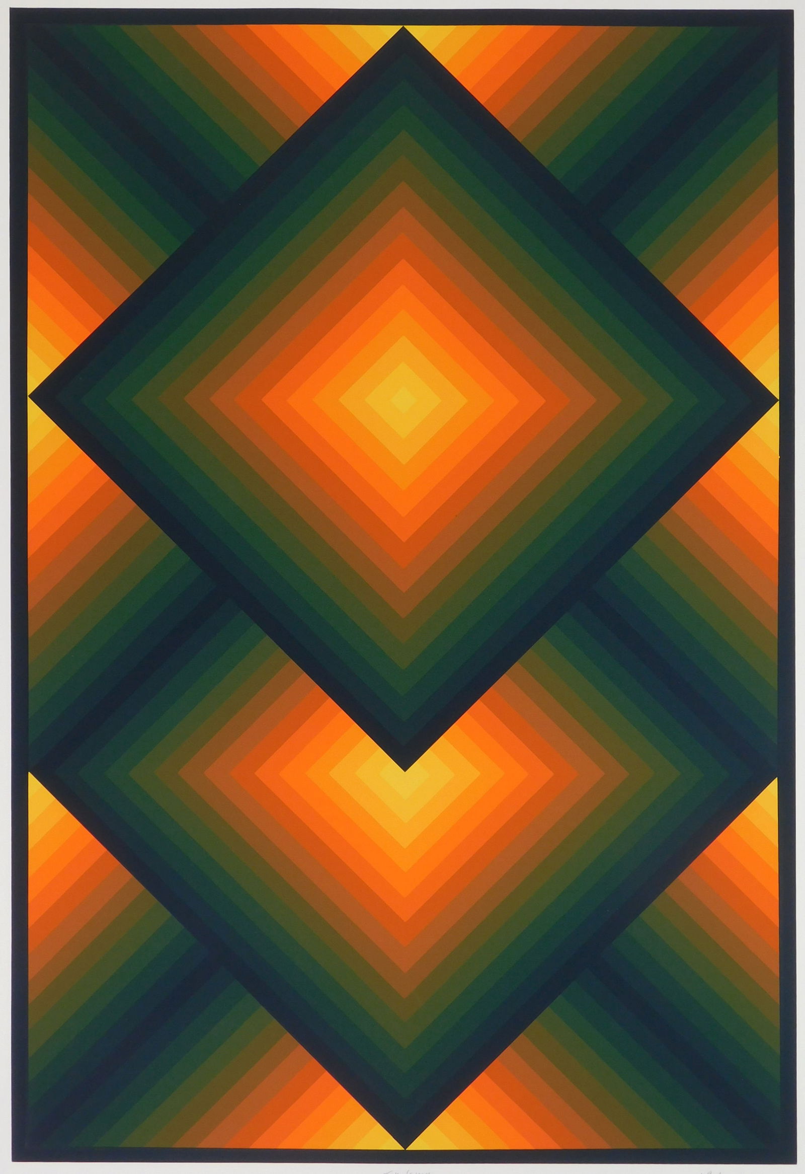 Juergen Peters (German, 1936- ) silkscreen (1 of 4)