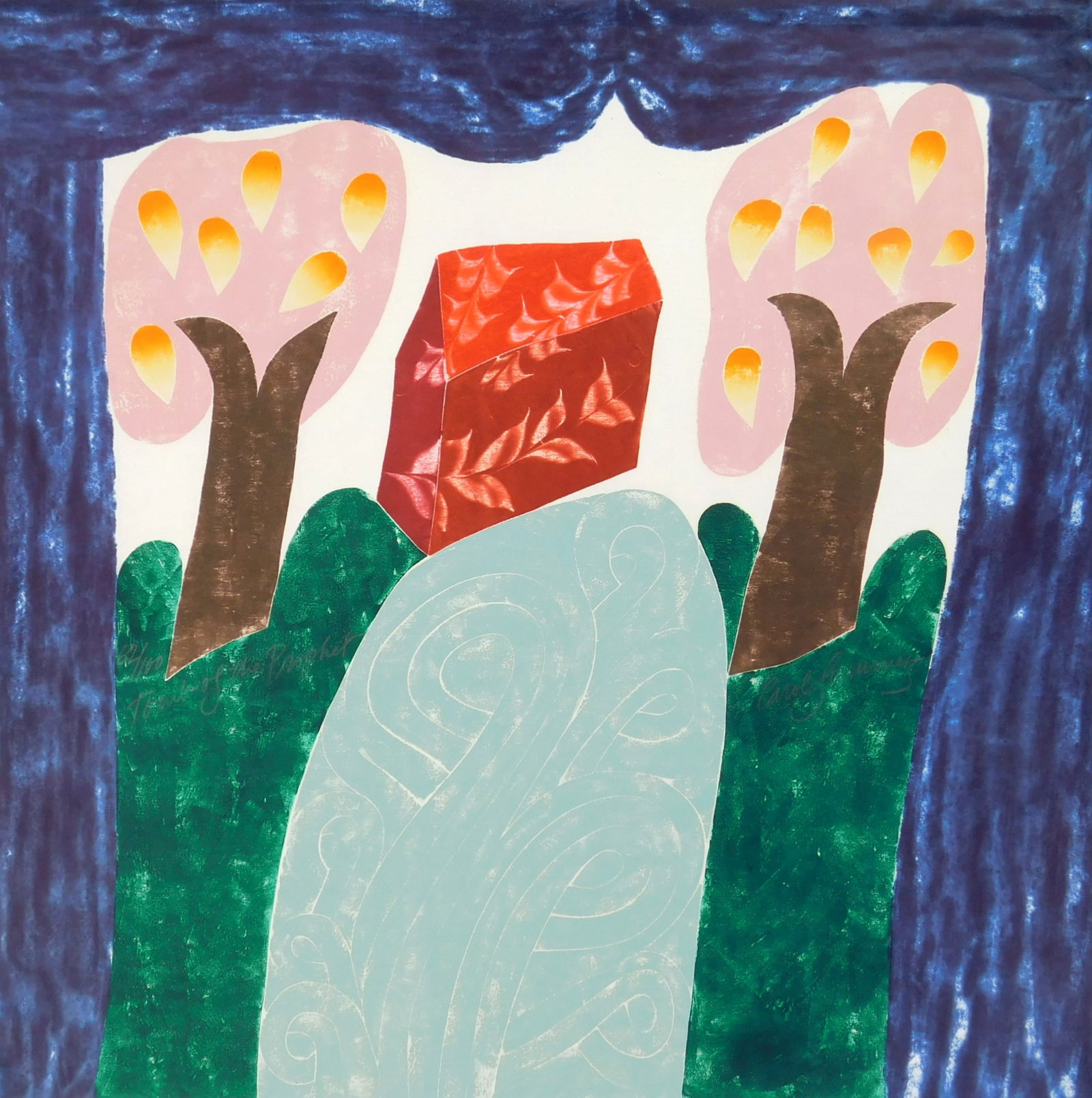 Carol Summers (American, 1925-2016) woodcut (1 of 5)