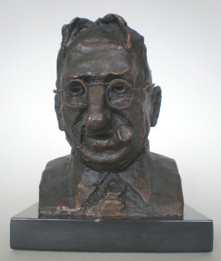 Isabella Howland bronze: Isabella Howland (American 1895-1974)- ''Emil Ganso''- bronze sculpture, signed and numbered 8/12' at base. 5 1/2''h
