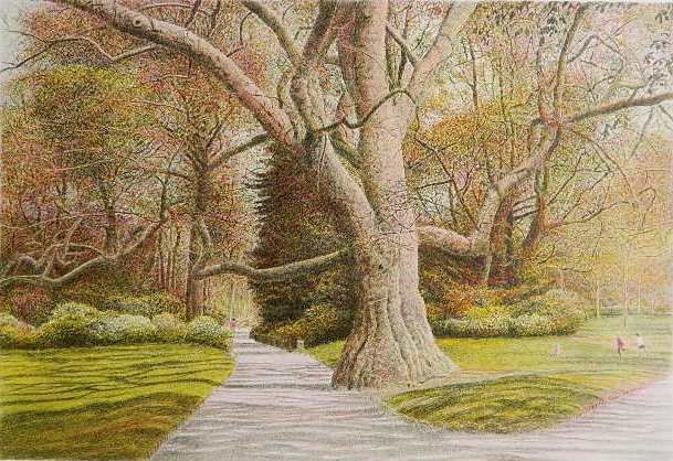 Harold Altman lithograph: Harold Altman (American 1924-2003)- ''The Children''- lithograph in colors, signed, titled and numbered 65/285 in pencil, very good condition. 23 1/2 x 16''