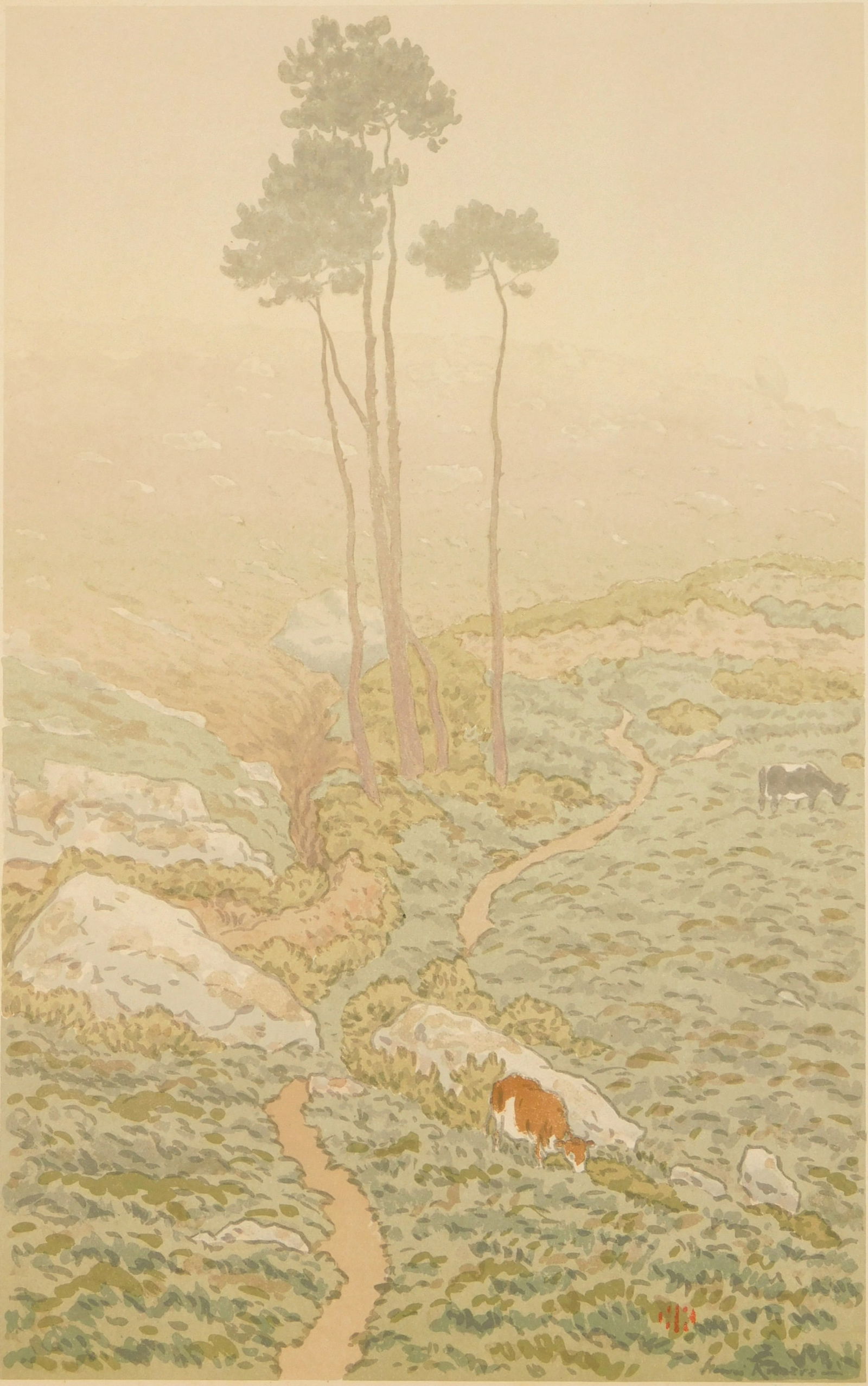 Henri Riviere (French, 1864-1951) lithograph (1 of 5)