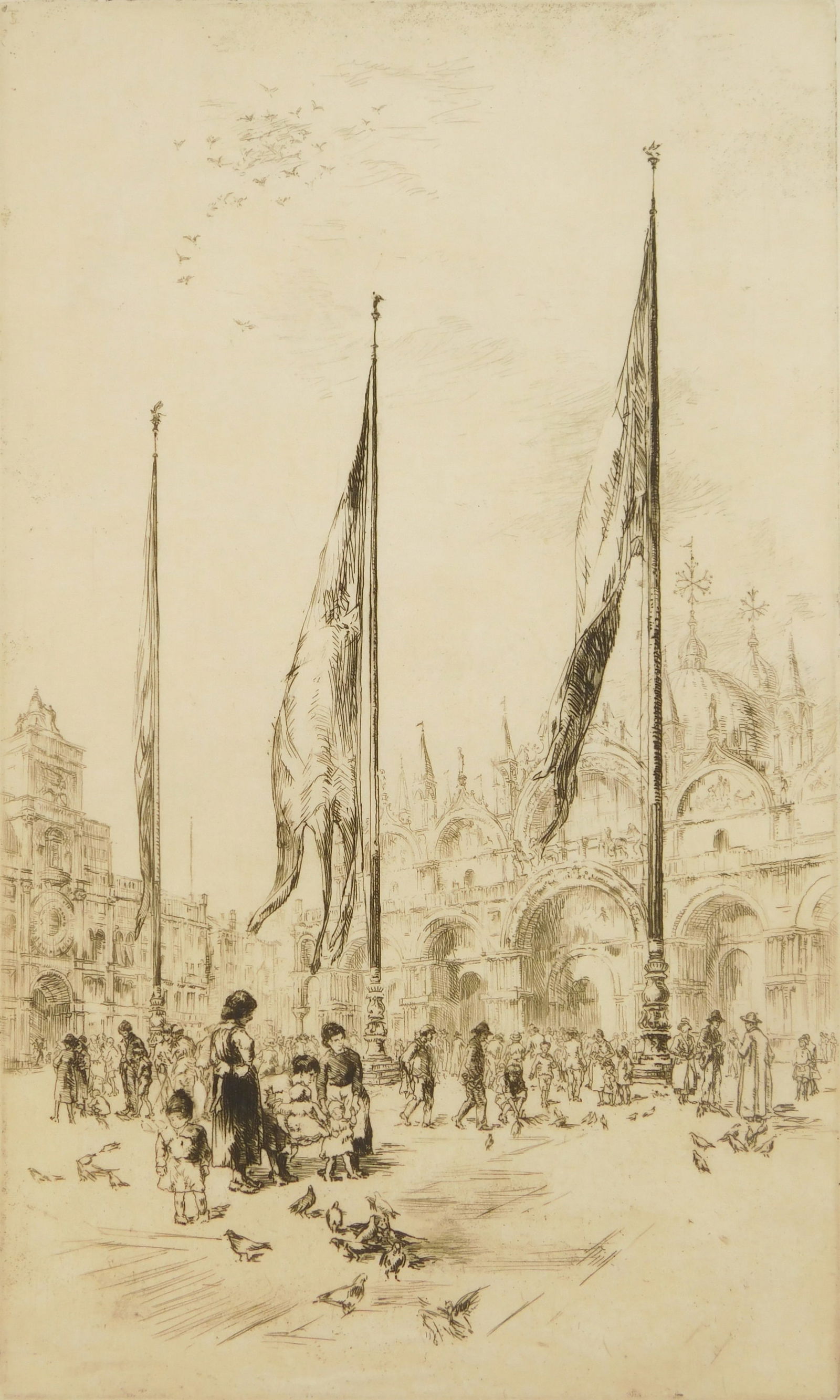 Sidney Tushingham (British, 1884-1968) etching (1 of 4)