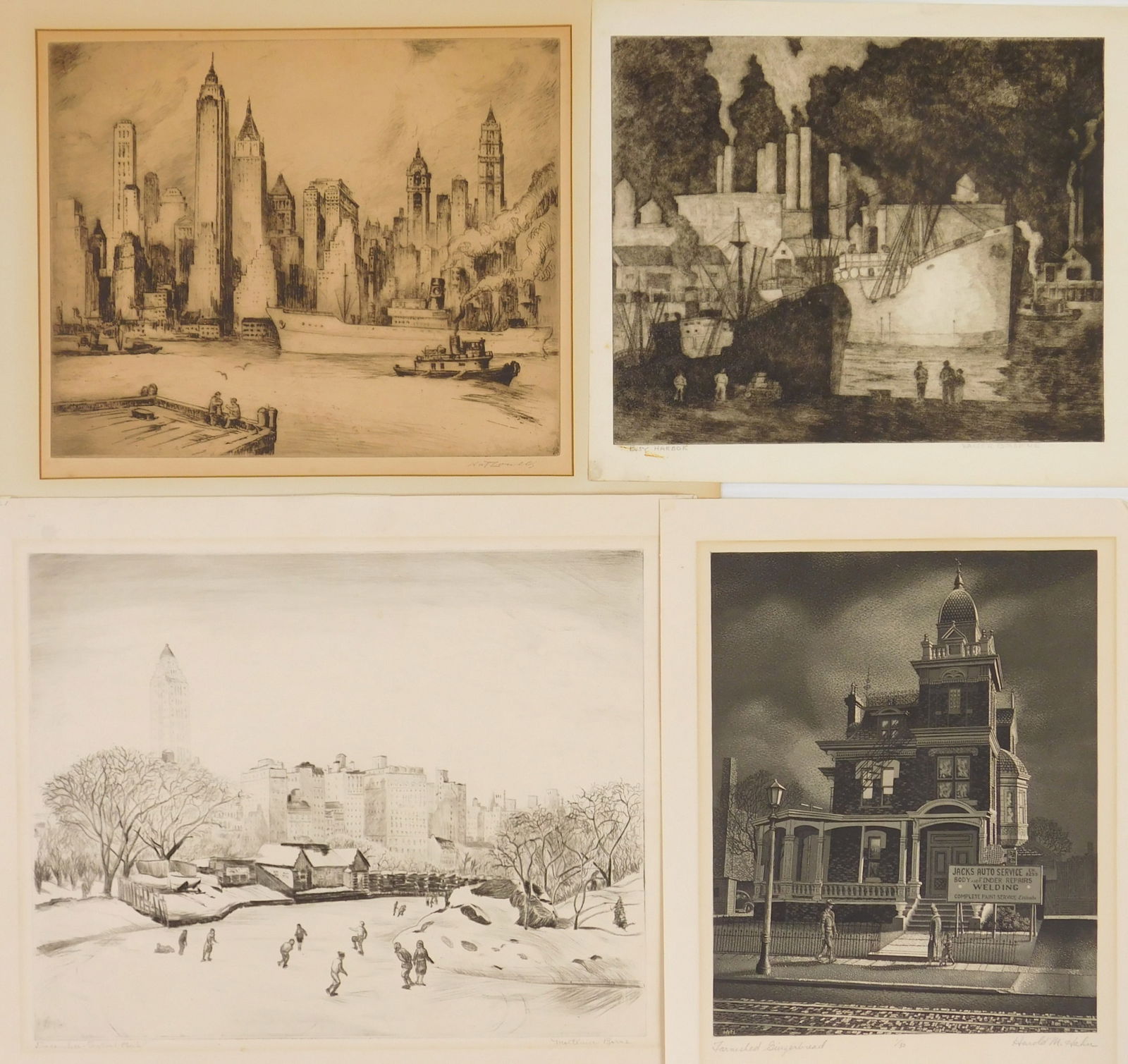 4 American etchings (1 of 10)