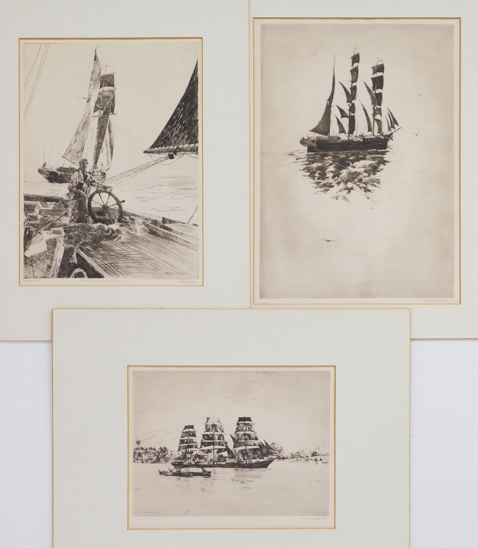 Philip Kappel (American, 1901-1981) etchings (1 of 10)