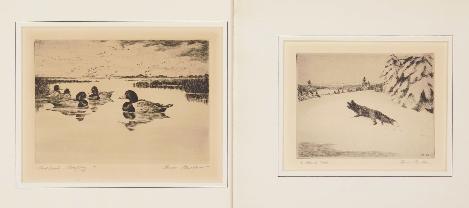 Hans Kleiber (American, 1887-1967) etchings (1 of 7)