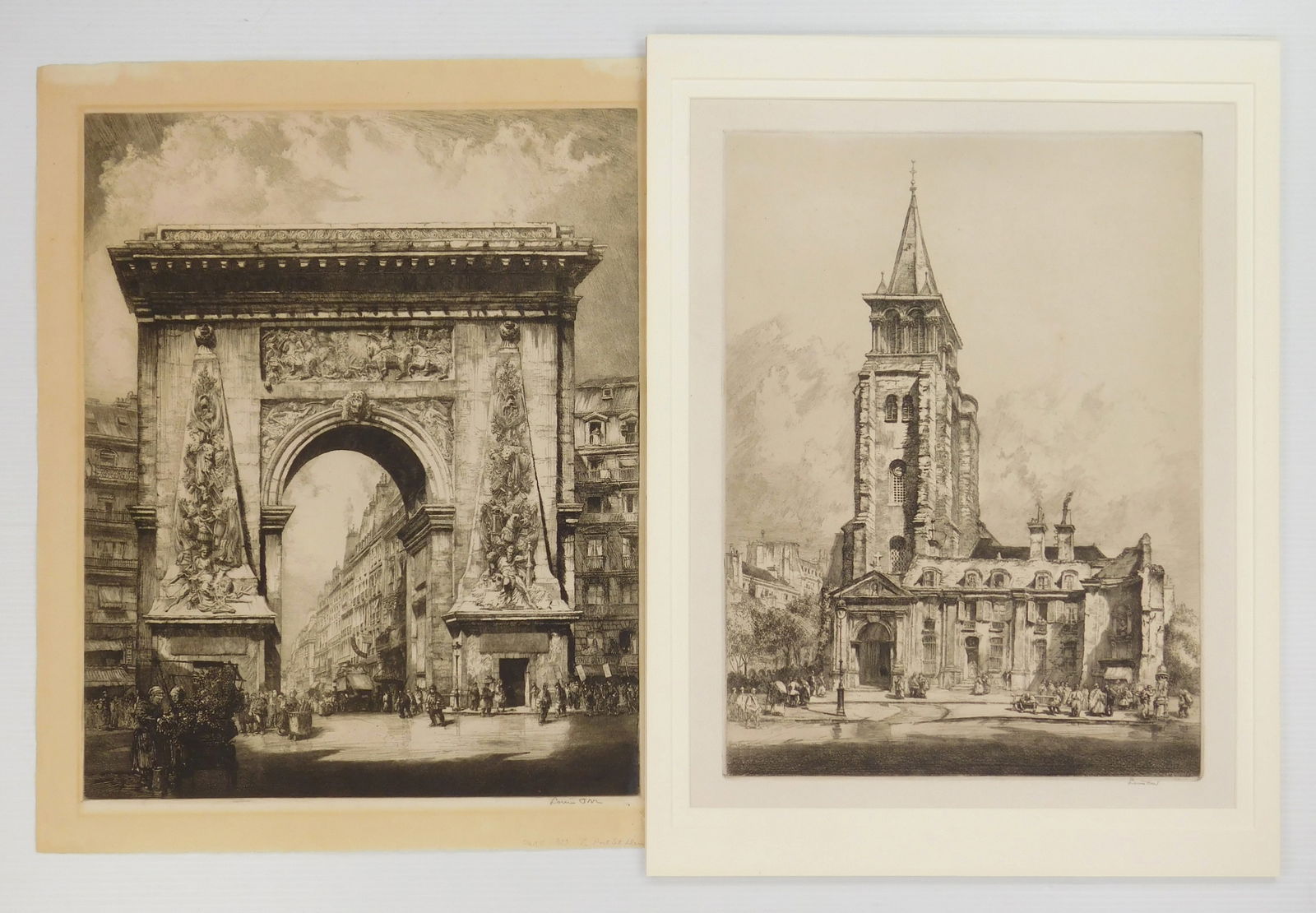 Louis Orr (American, 1876-1966) etchings (1 of 7)