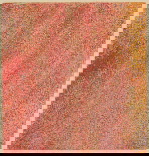 Natvar Bhavsar (American ,1934- ) silkscreen: Untitled silkscreen in colors 1975, signed, dated annotated A/P and inscribed for Deanne in pencil. 7 1/8 x 7" Condition: Paper age toned Provenance: