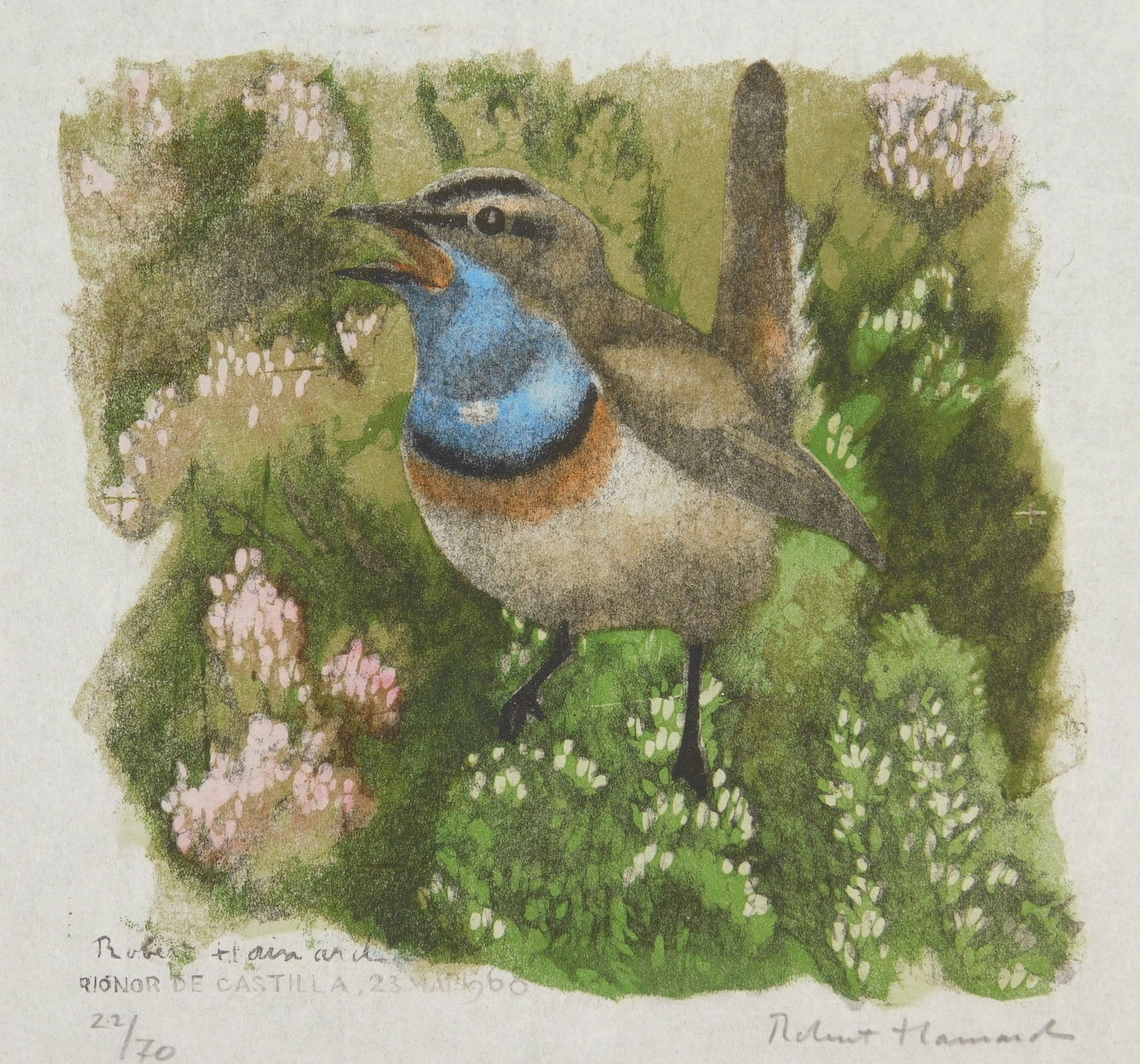 Robert Hainard (Swiss, 1906-1999) woodcut (1 of 5)