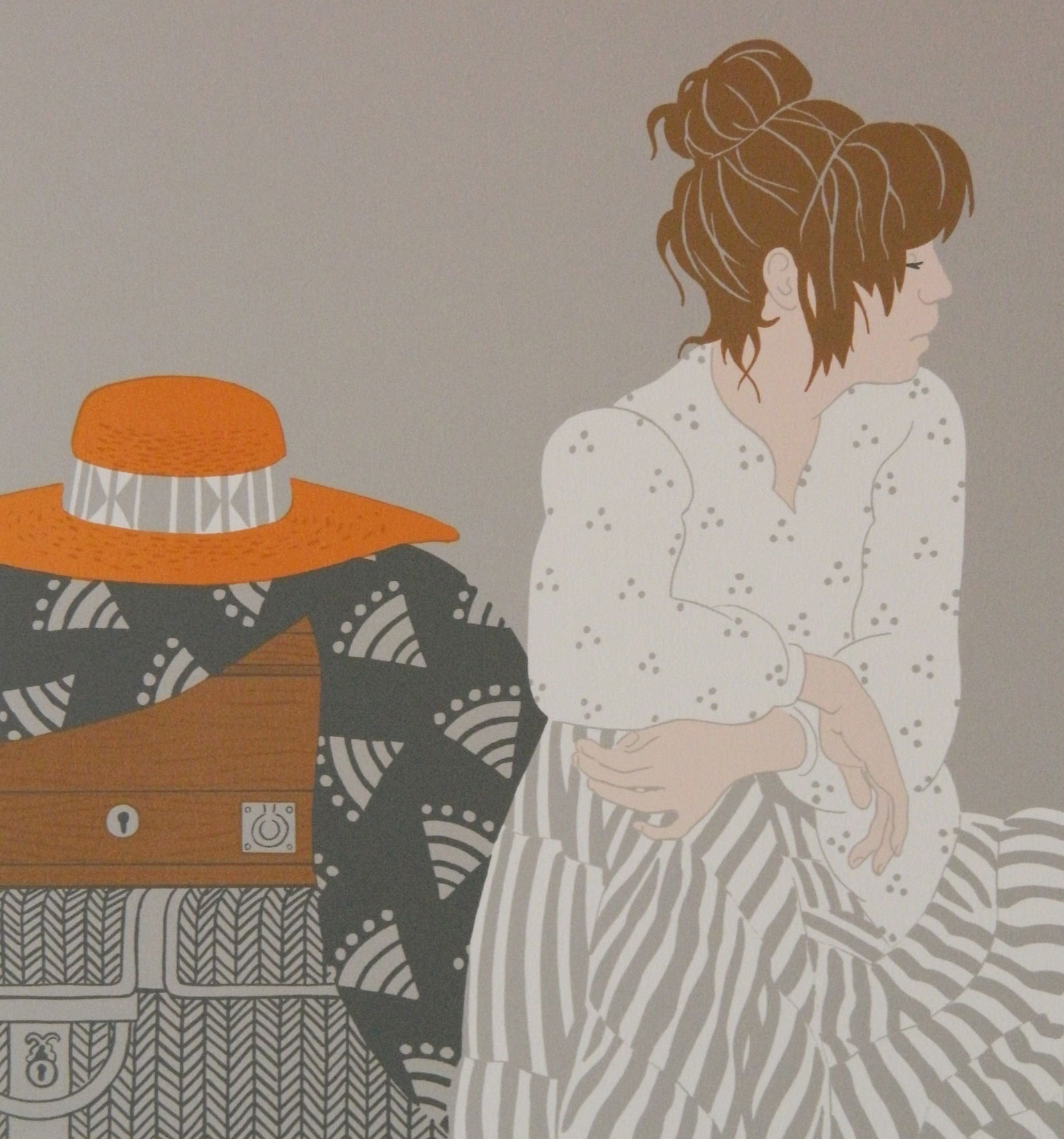 Phyllis Sloane (American, 1921-2009) silkscreen (1 of 4)