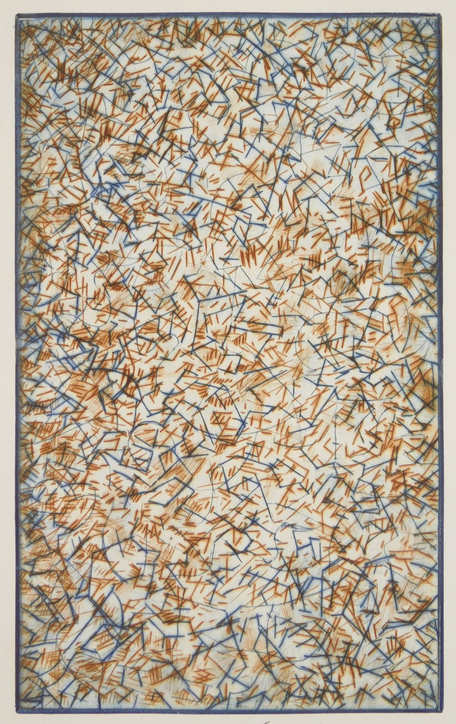 Mark Tobey (American, 1890-1976) drypoint (1 of 7)