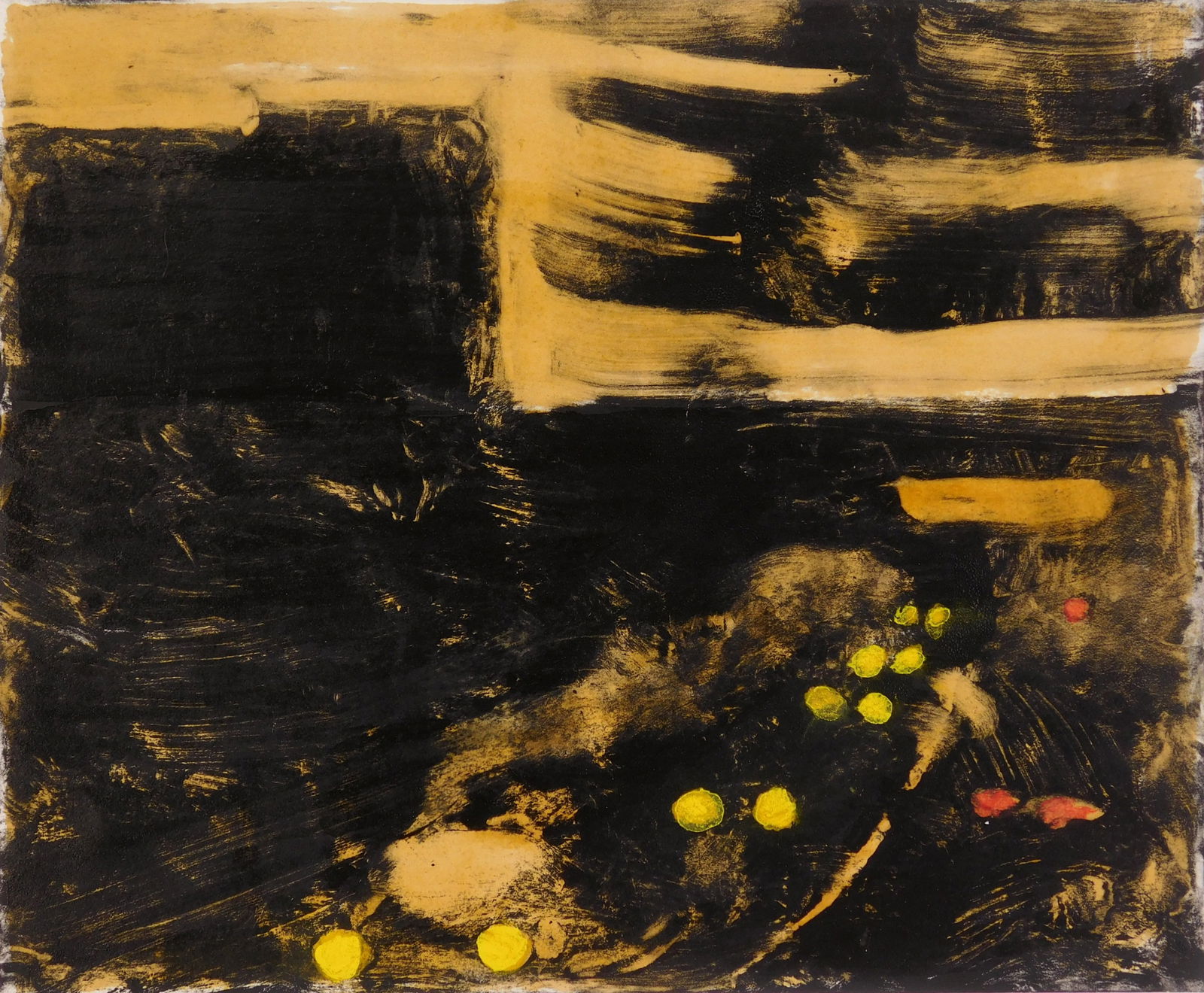 Douglas Max Utter (American, 1950- ) monoprint (1 of 4)