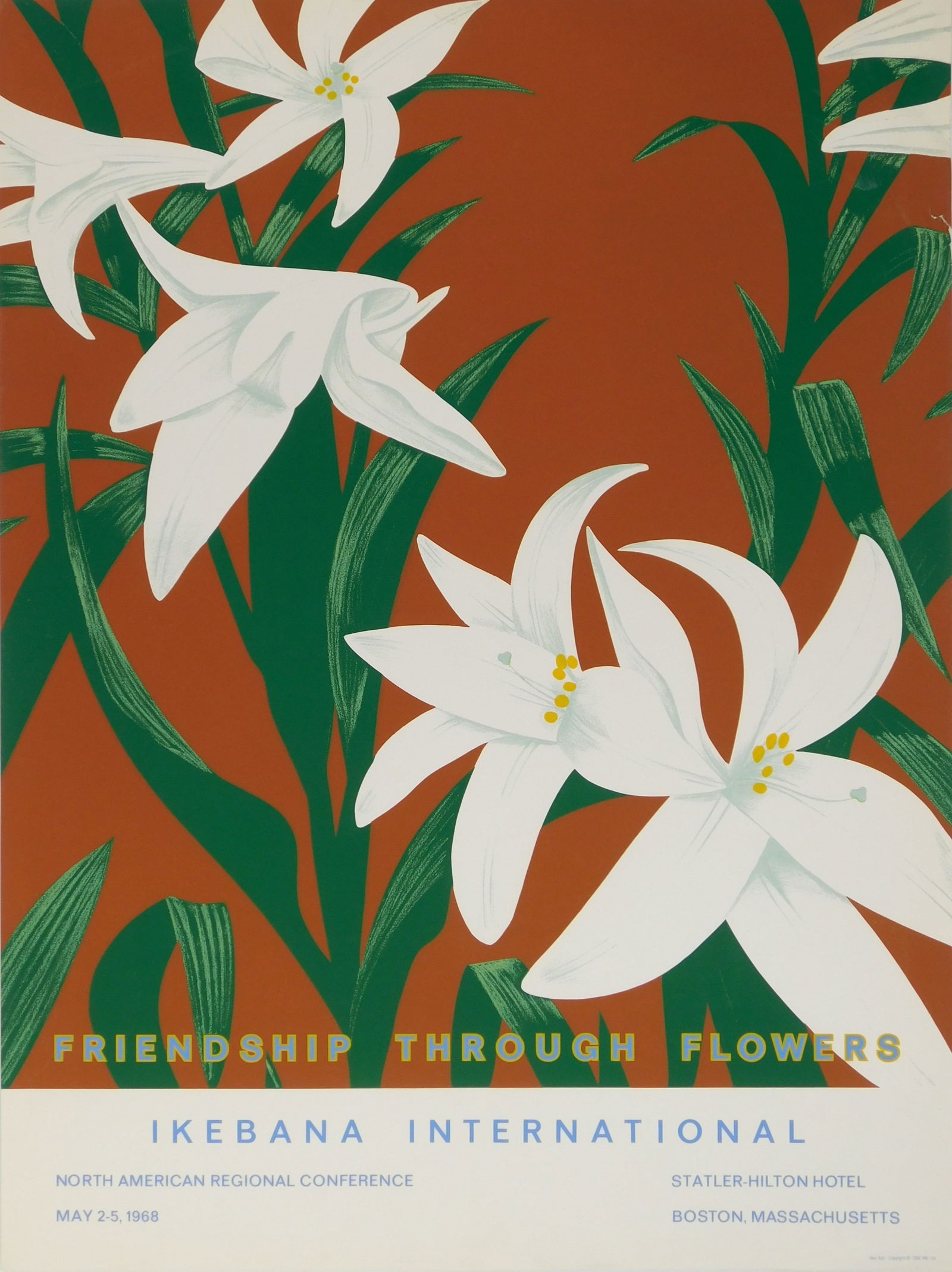 after Alex Katz (American, 1927- ) silkscreen poster (1 of 5)