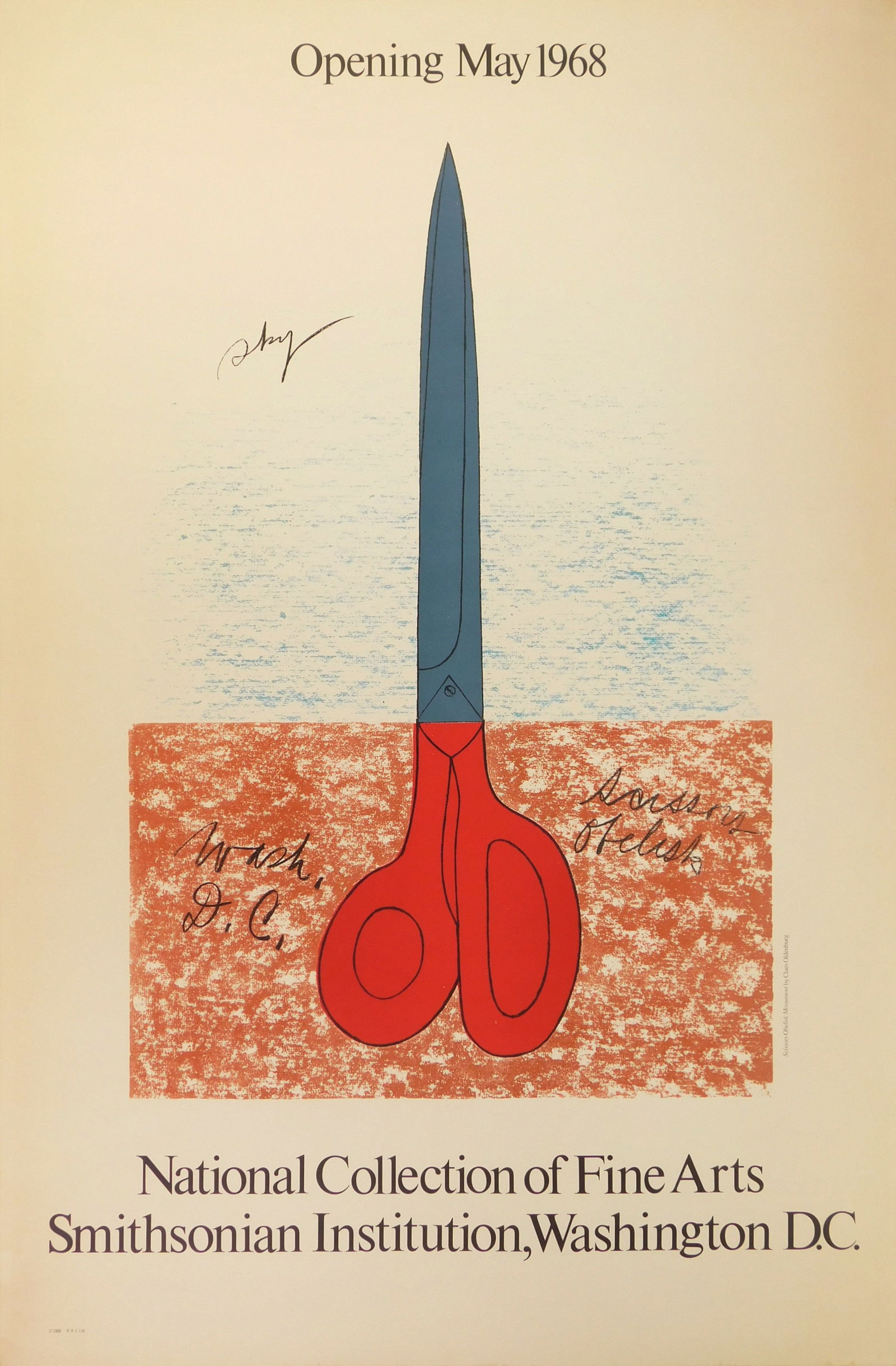 Claes Oldenburg (American, 1929-2022) exhibition poster (1 of 5)