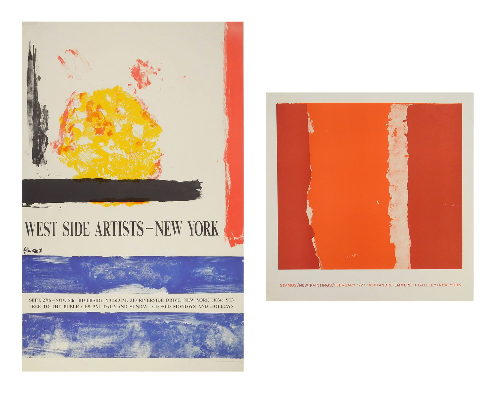 after Theodoros Stamos (American, 1922-1997) 2 posters (1 of 8)