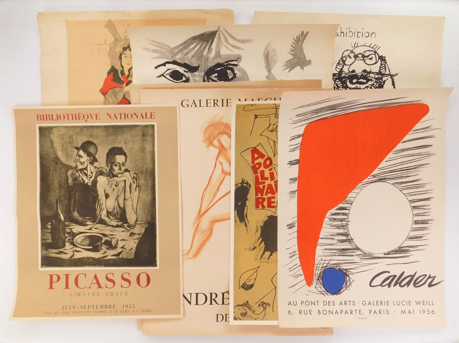 9 Exhibition posters for artist shows (1 of 11)