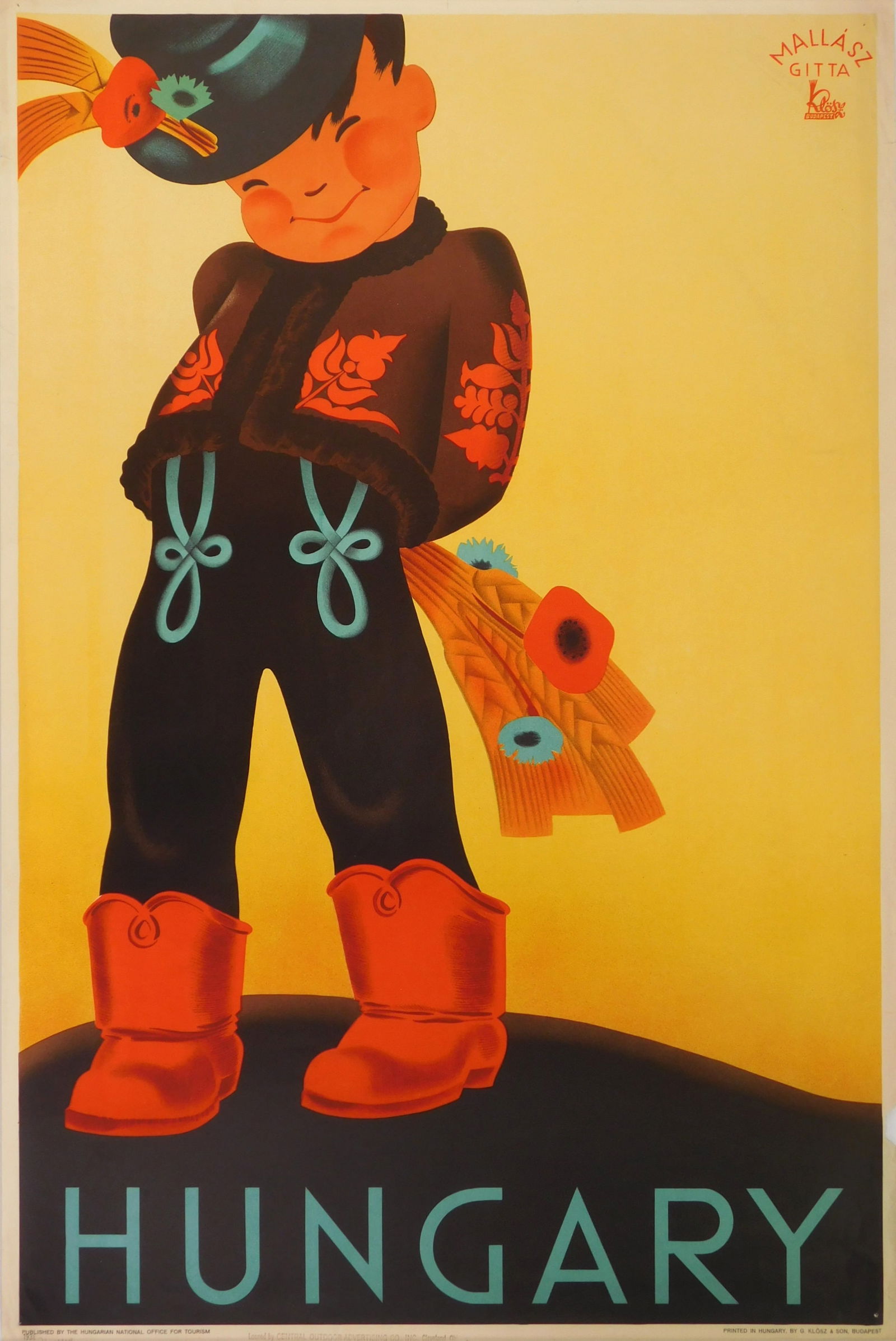 Gitta Mallasz (Hungarian, 1907-1992) lithographic poster (1 of 6)