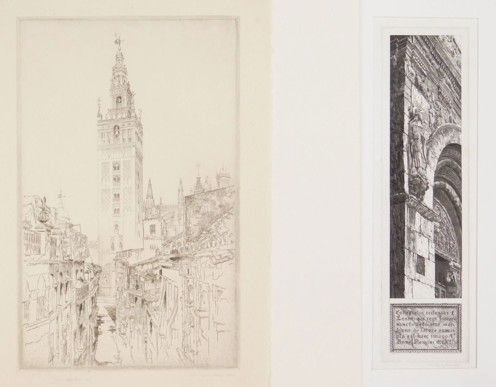 2 John Taylor Arms (American, 1877-1953) etchings (1 of 7)