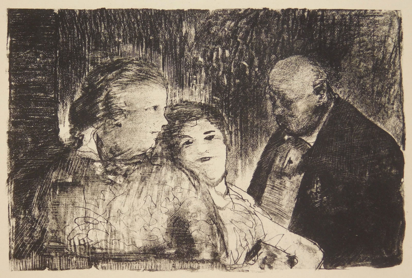 George Bellows (American, 1882-1925) lithograph (1 of 3)