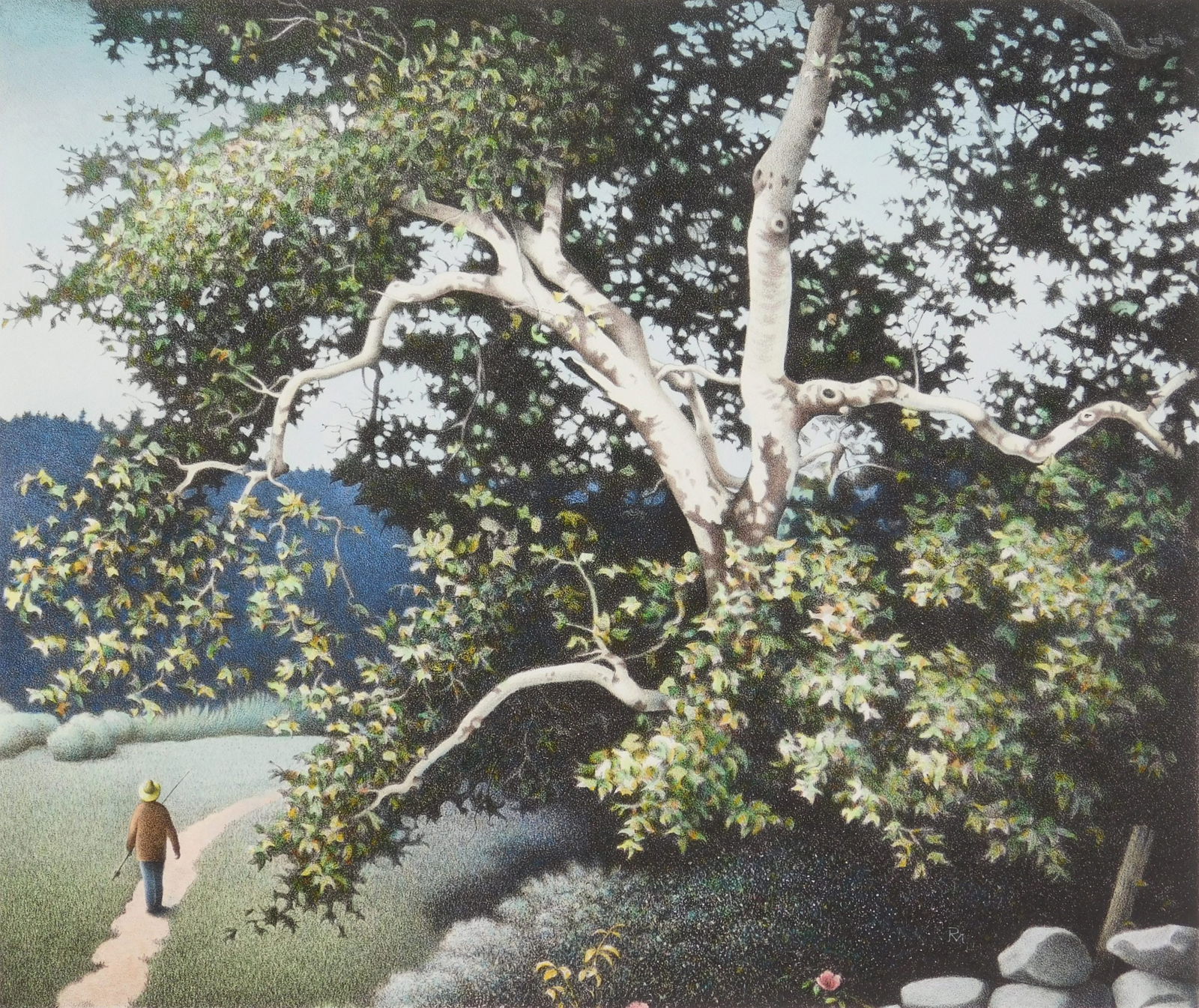 Roger Medearis (American, 1920-2001) lithograph (1 of 4)