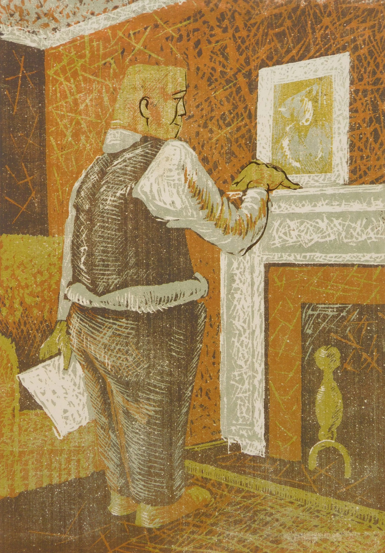 Kenneth W. Strange (American, 20th c.) silkscreen (1 of 5)