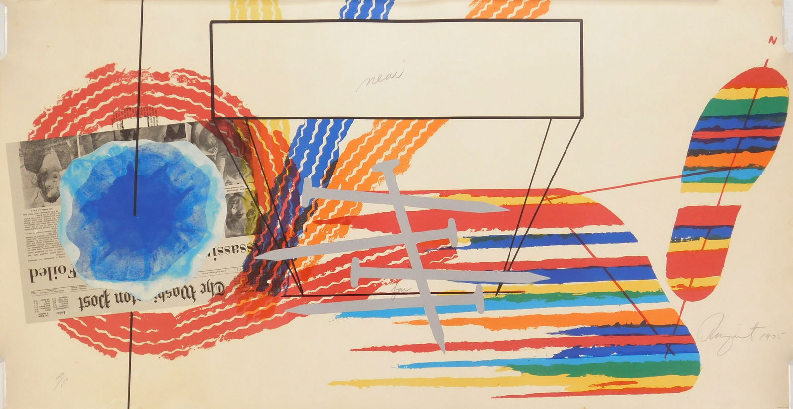 James Rosenquist (American, 1933-2017) lithograph (1 of 5)