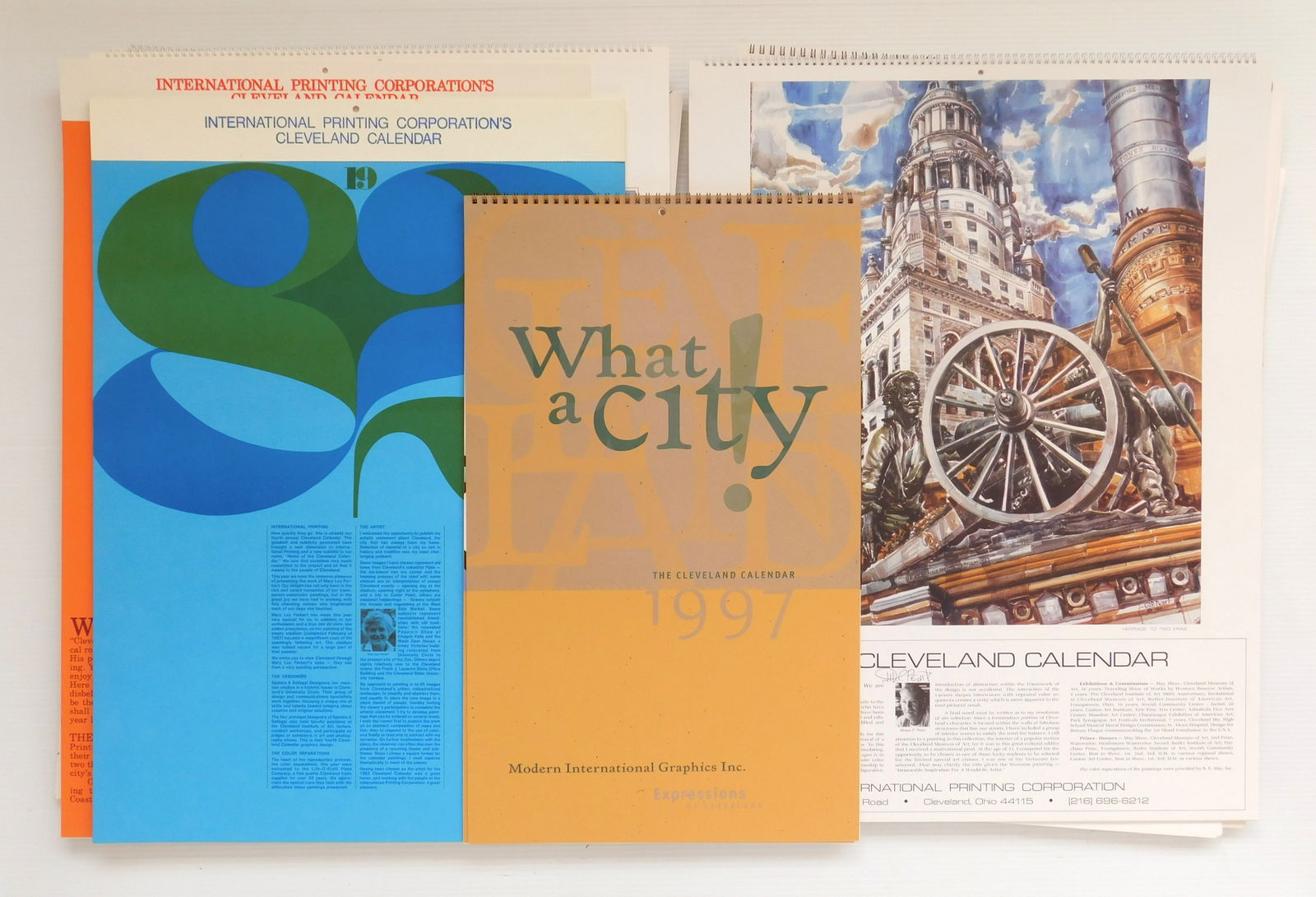 15 International Print Corporation Calendars  & Cleveland Calendars (1 of 5)