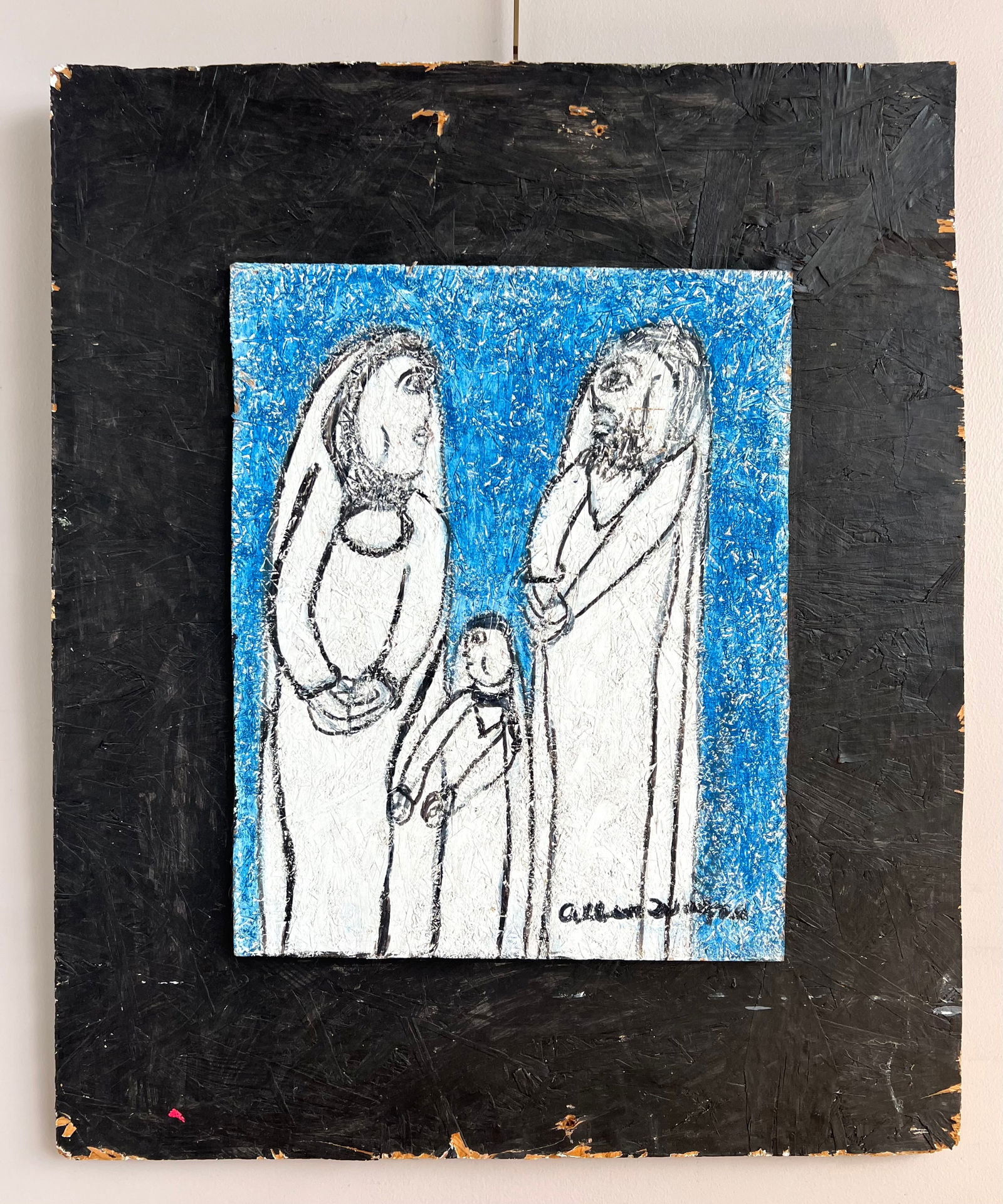 Rev. Albert Wagner (1924-2000) oil (1 of 6)