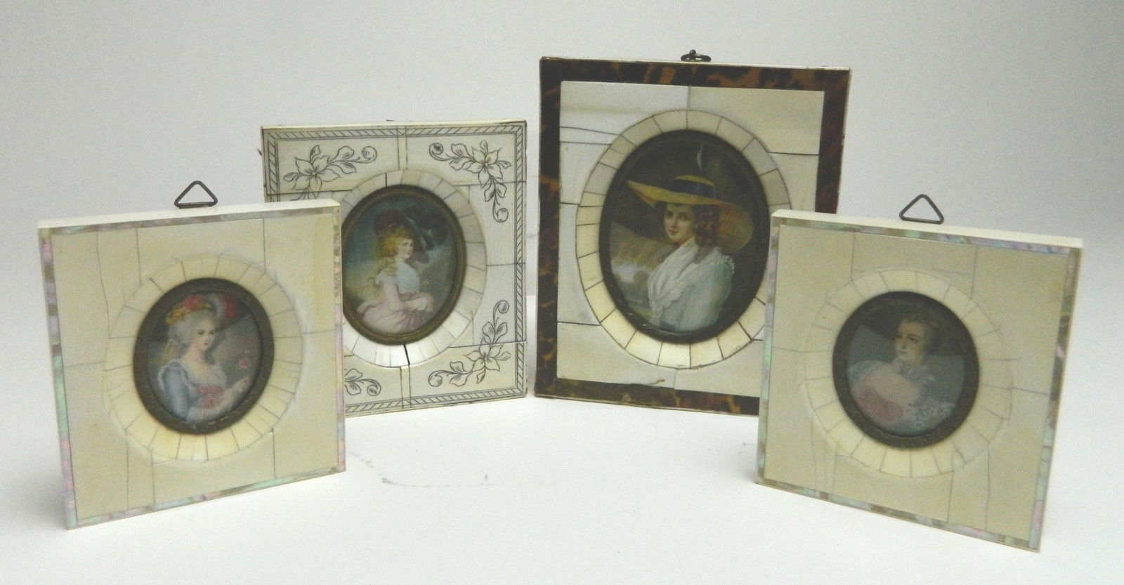 4 19th c. European miniature paintings (1 of 5)