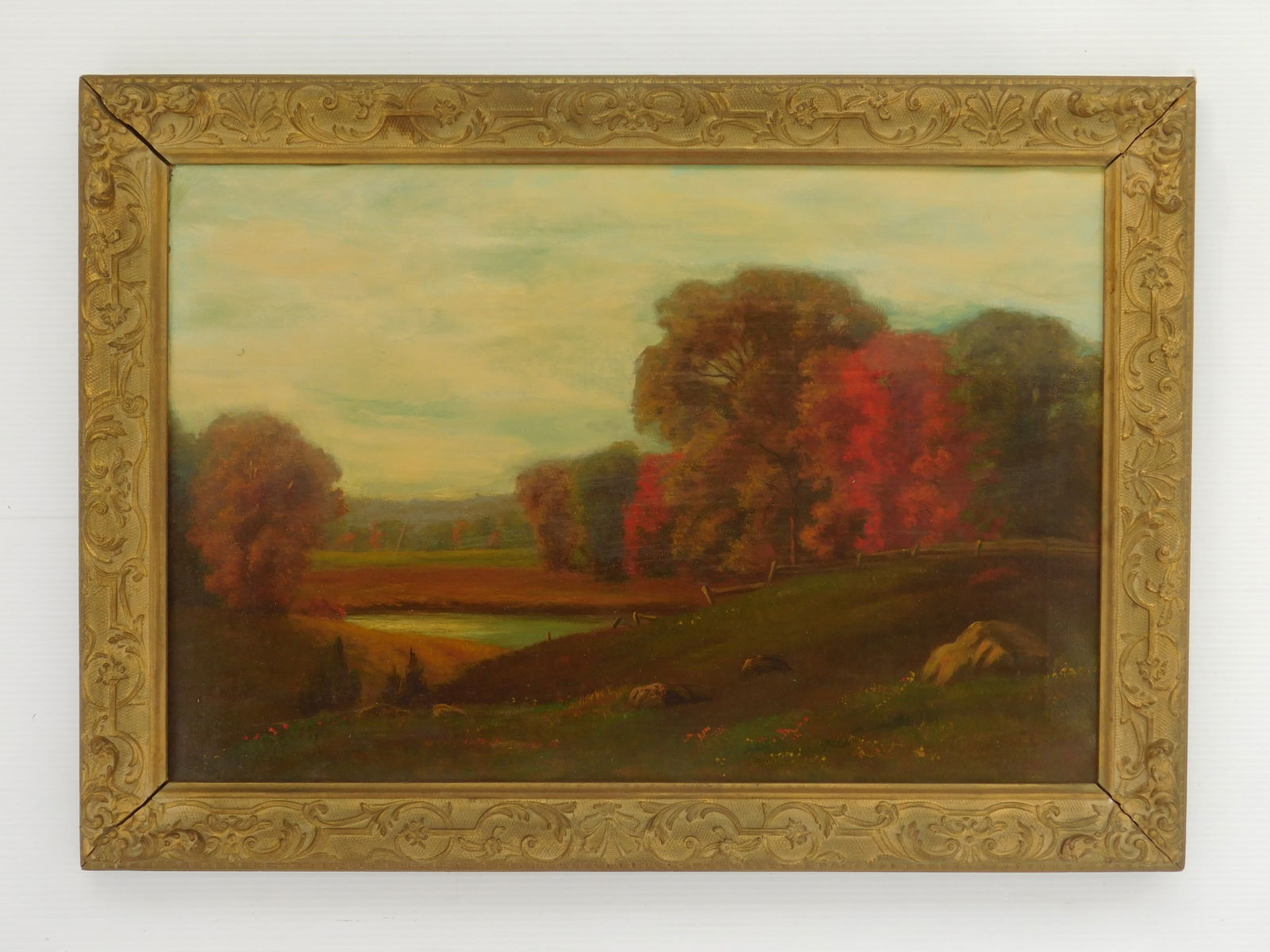 style of Jasper Cropsey (American, 1823-1900) oil (1 of 5)