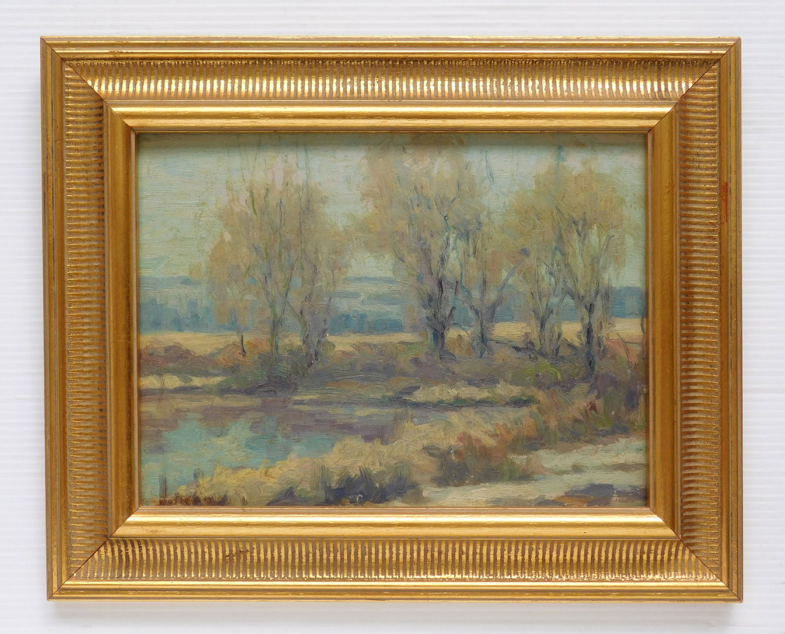 Attrib.  to Guy C. Wiggins (American, 1883-1962) oil (1 of 4)