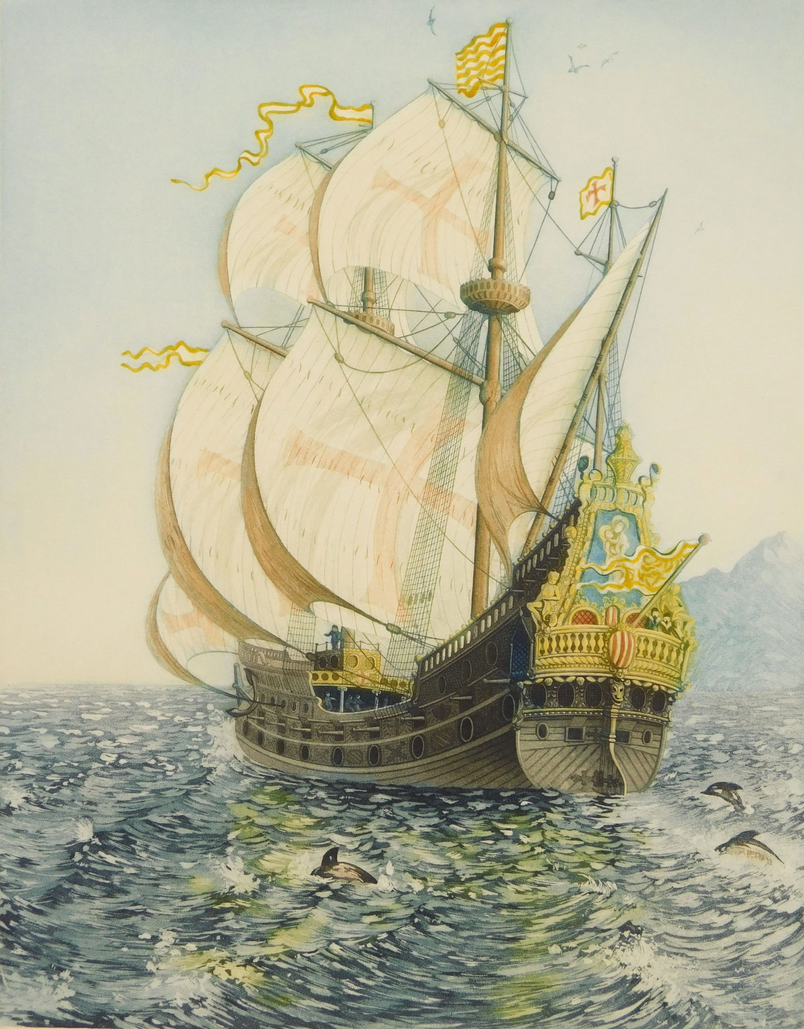 John Taylor Arms (American, 1887-1953) etching (1 of 4)