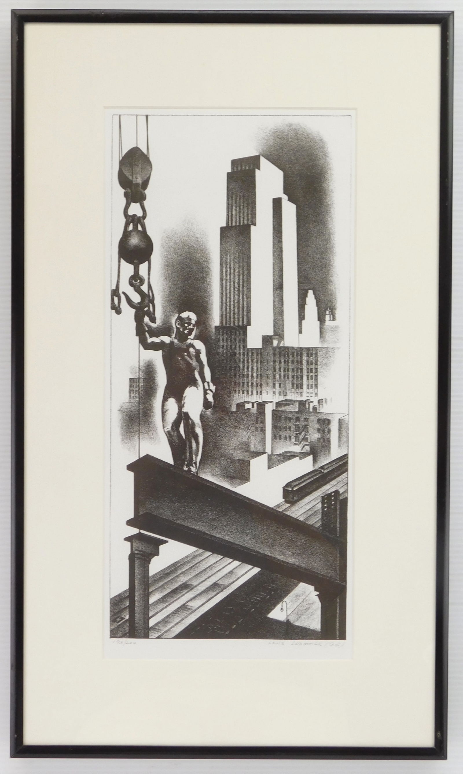 Louis Lozowick (American, 1892-1973) lithograph (1 of 3)