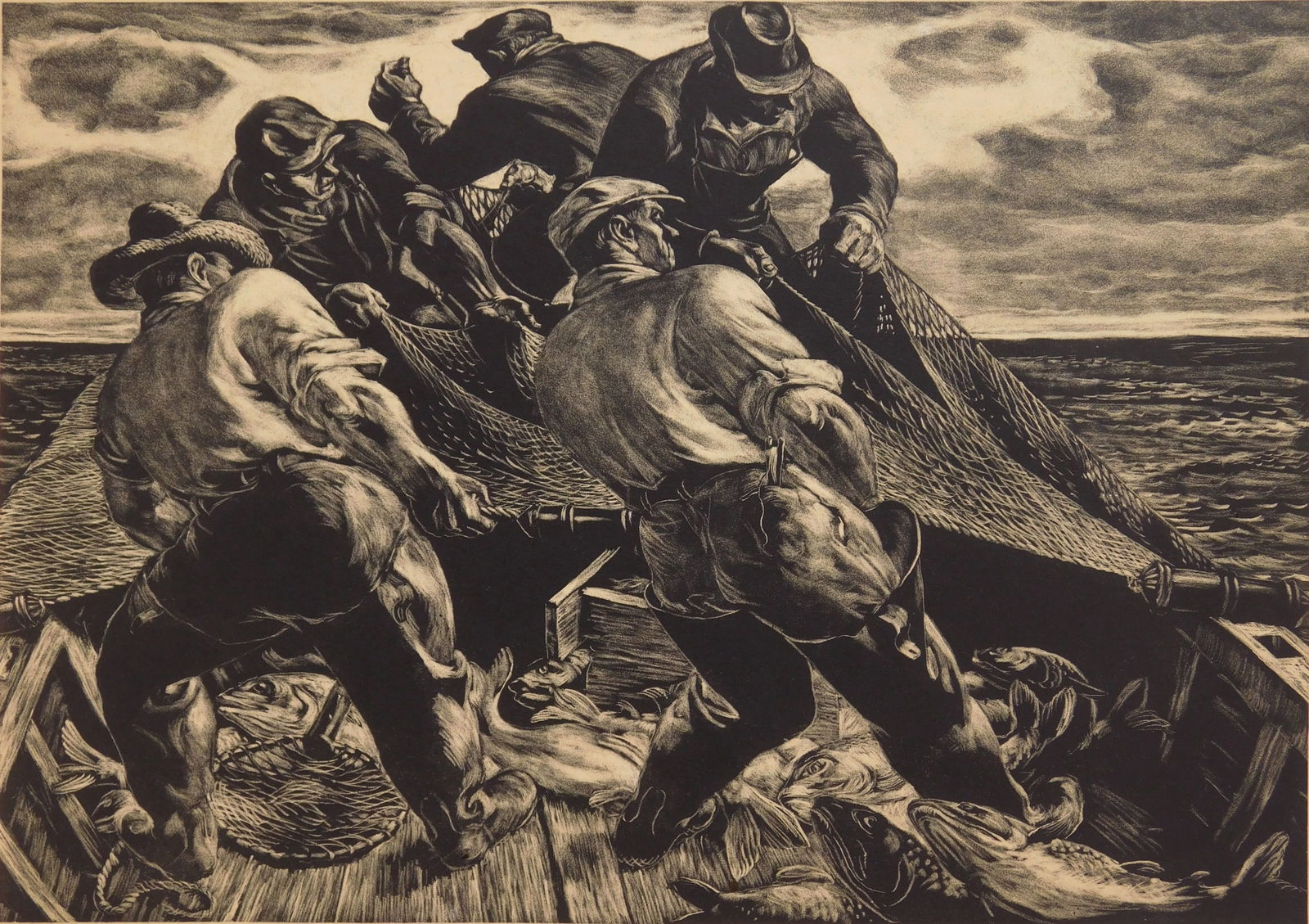 Robert von Neuman (American, 1888-1976) lithograph (1 of 4)