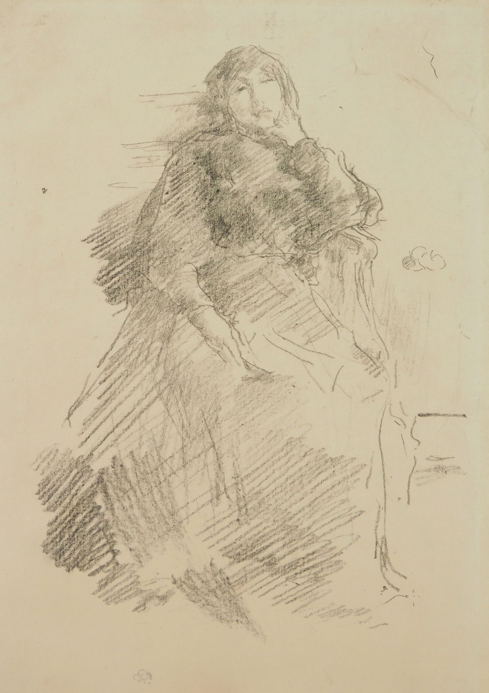 James A. M. Whistler (American, 1834-1903) transfer lithograph (1 of 5)