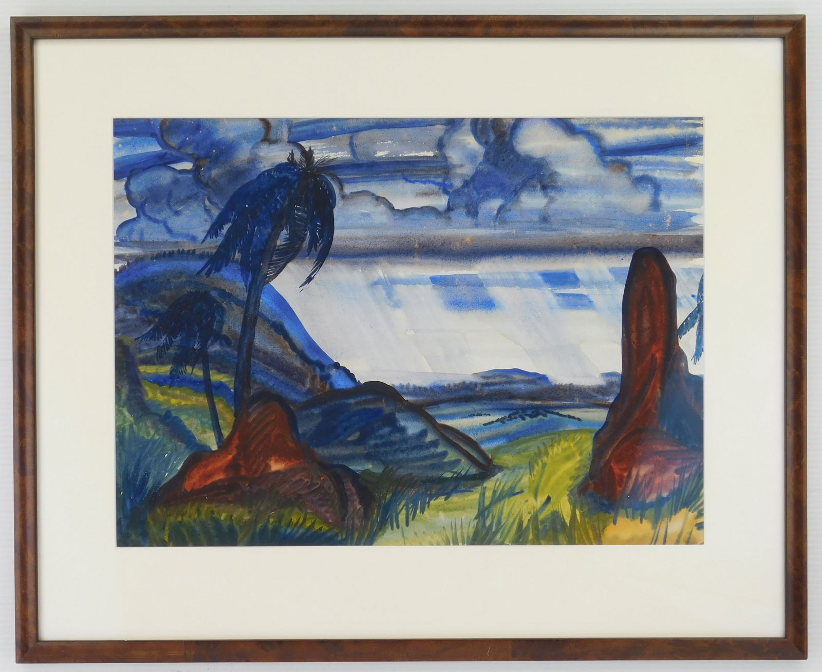 Paul B. Travis (American, 1891-1975) watercolor (1 of 3)