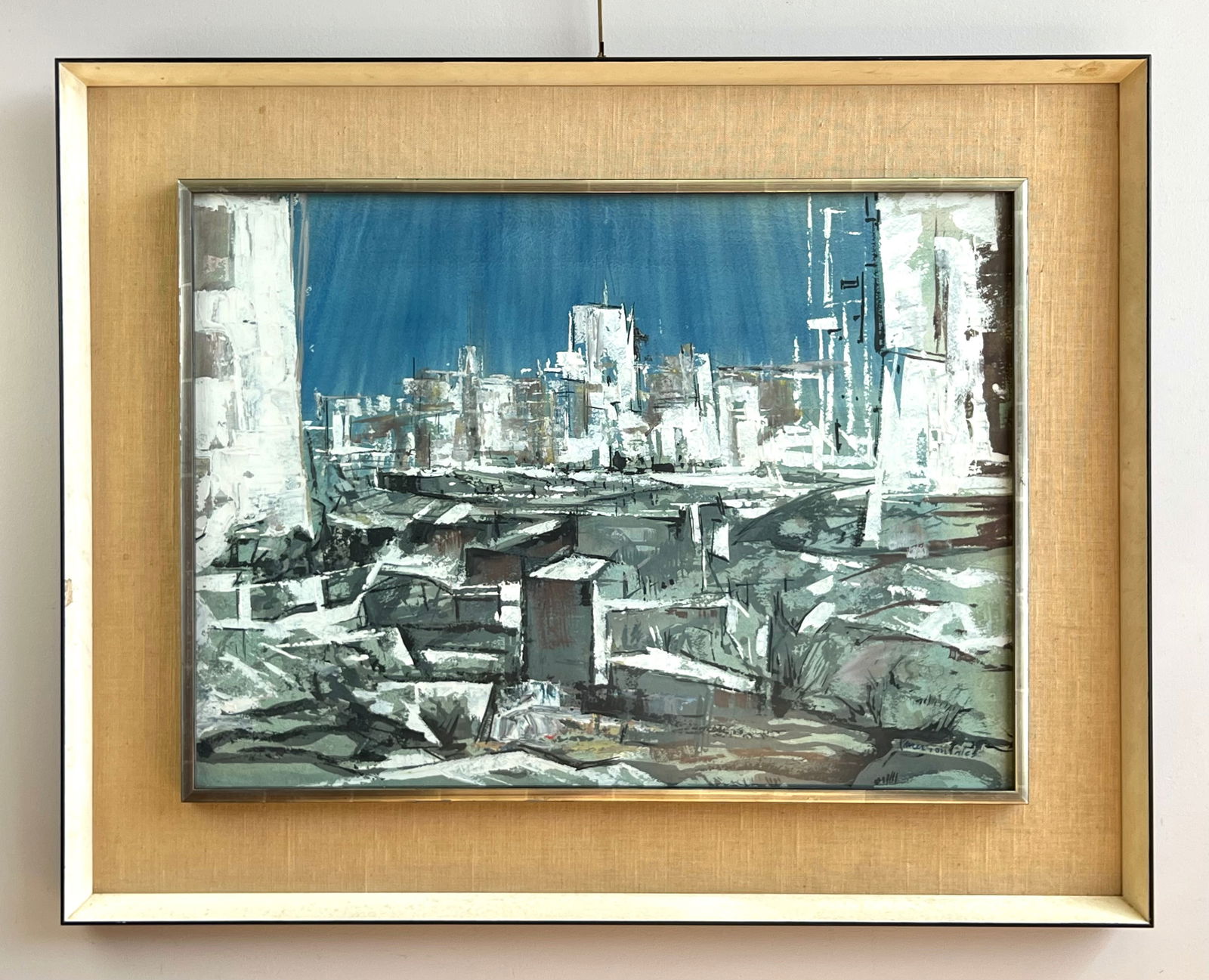 Xavier Gonzalez (American, 1898-1993) oil (1 of 3)