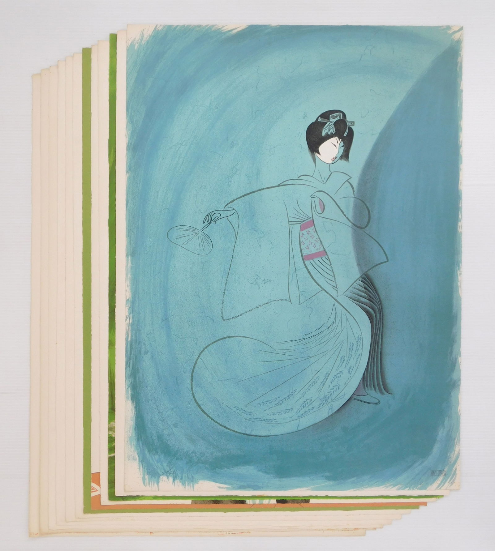 Al Hirschfeld (American, 1903-2006) suite of 12 lithographs (1 of 7)