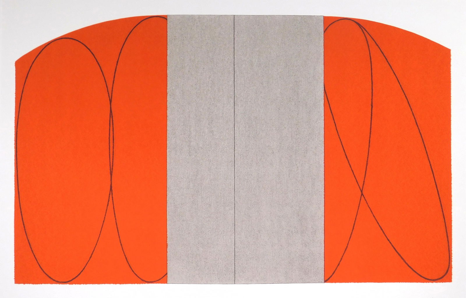 Robert Mangold (American, 1937- ) silkscreen (1 of 4)