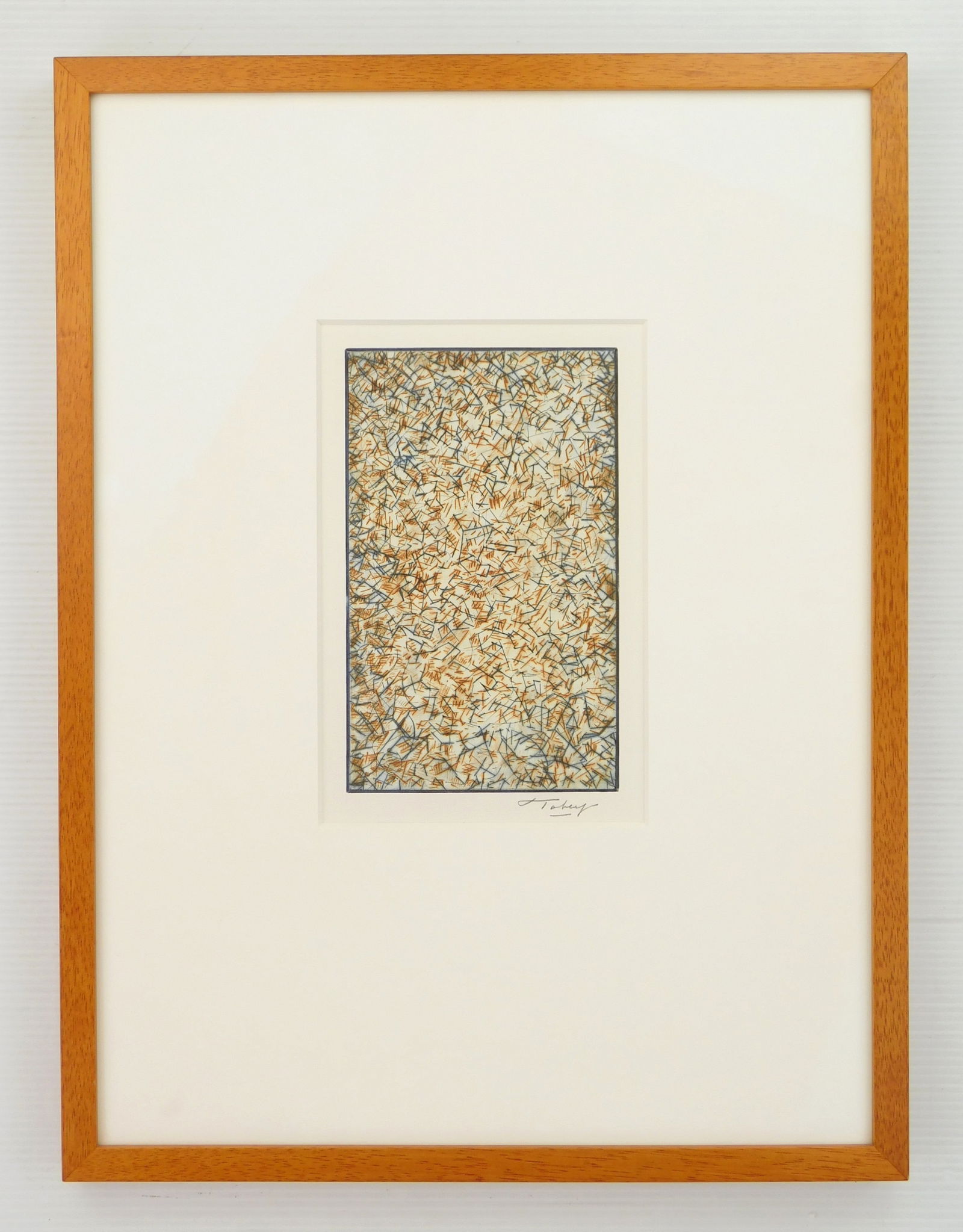 Mark Tobey (American, 1890-1976) drypoint (1 of 3)