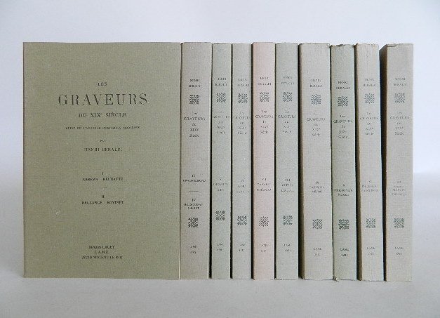Berardi ''Les Graveurs du XIXe Siècle'' 10 vols.: Beraldi, Henri- ''Les Graveurs du XIXe Siècle''- 10 vols., Jacques Laget, L. A. M. E. 1980-1981, text in French, soft cover.