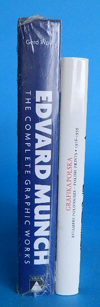 2 Art books: 2 Art books- 1.) Woll, Gerd- ''Edvard Munch: The Complete Graphic Works''- Abrams, hard cover unopened in original plastic wrap, ISBN: 0-8109-0874-3; 2.) ''Grafika Polska: 1918-1939 From The Collectio