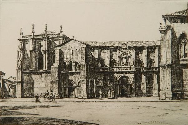 Francis Dodd drypoint: Francis Dodd- ''Leon''- drypoint, ca. 1920, signed and titled in pencil. 7 1/4 x 11''