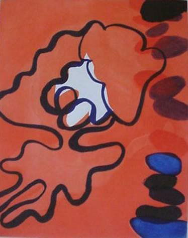 Jane Kent aquatint, mezzotint and roulette: Jane Kent- ''The Blue Optimist''- aquatint, mezzotint and roulette in colors, 2006, signed, dated and titled in pencil, The Print Club of Cleveland publication no. 85, very good condition. 15 x 11 3/4