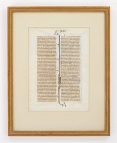 13th c. Illuminated manuscript