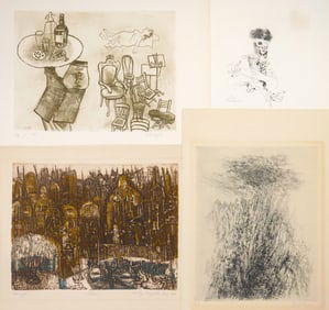 4 American etchings
