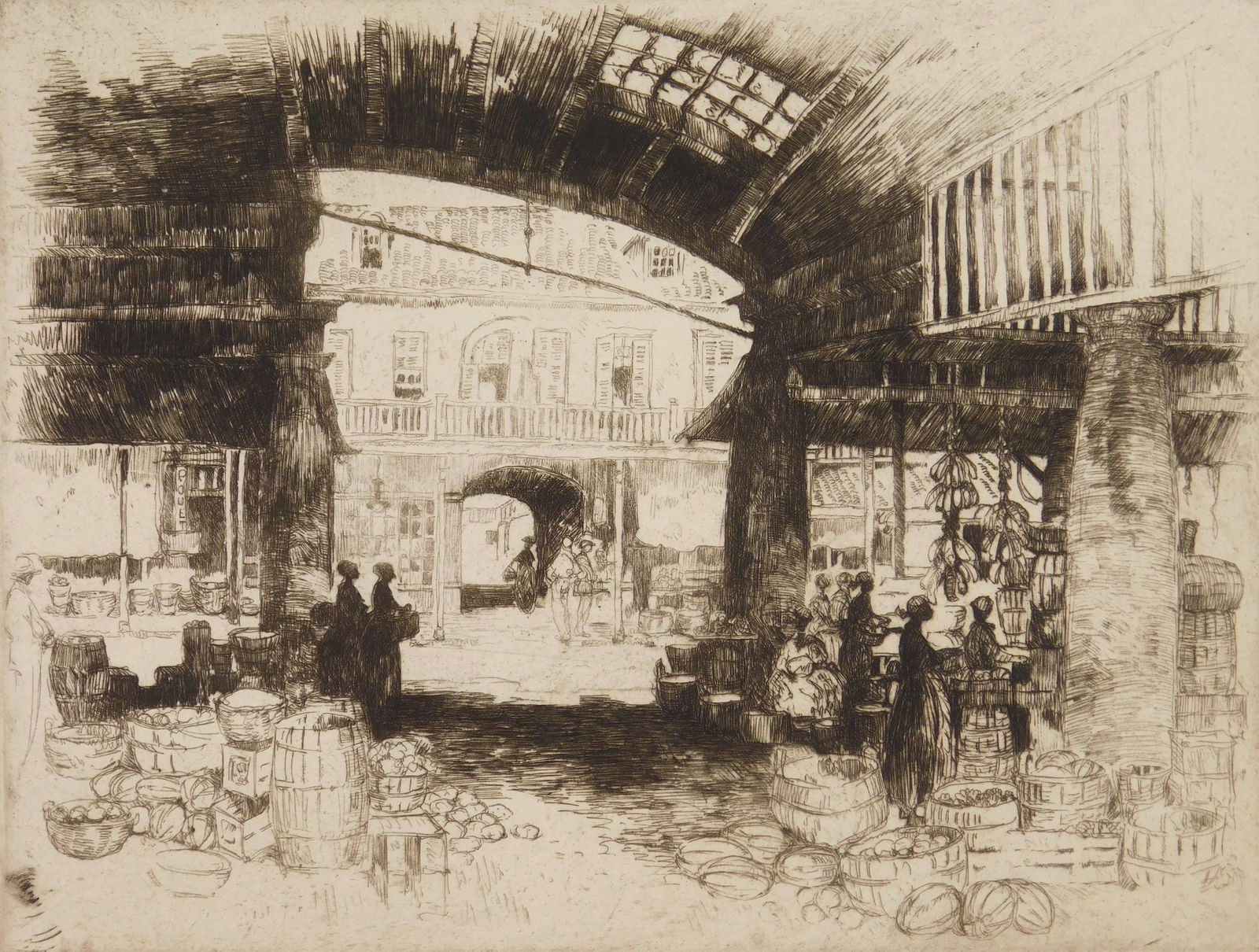 Edward Howard Suydam (American, 1885-1940) etching (1 of 4)